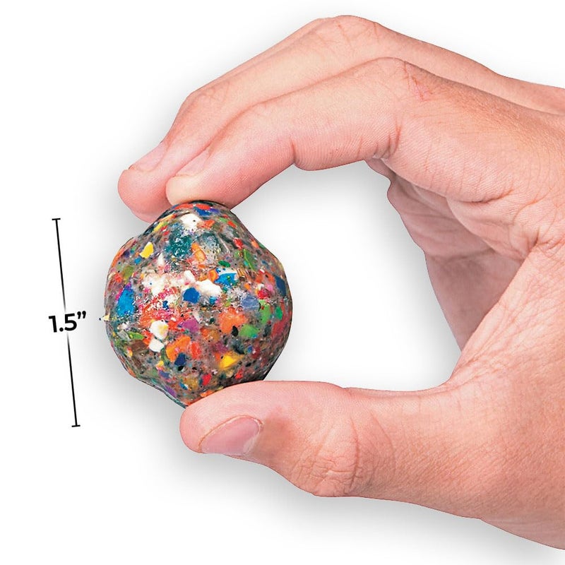 Fun Express Rubber Rock Bouncing Balls - (12 Pieces.) Rubber. 1 1/2" (38mm) - Image 3